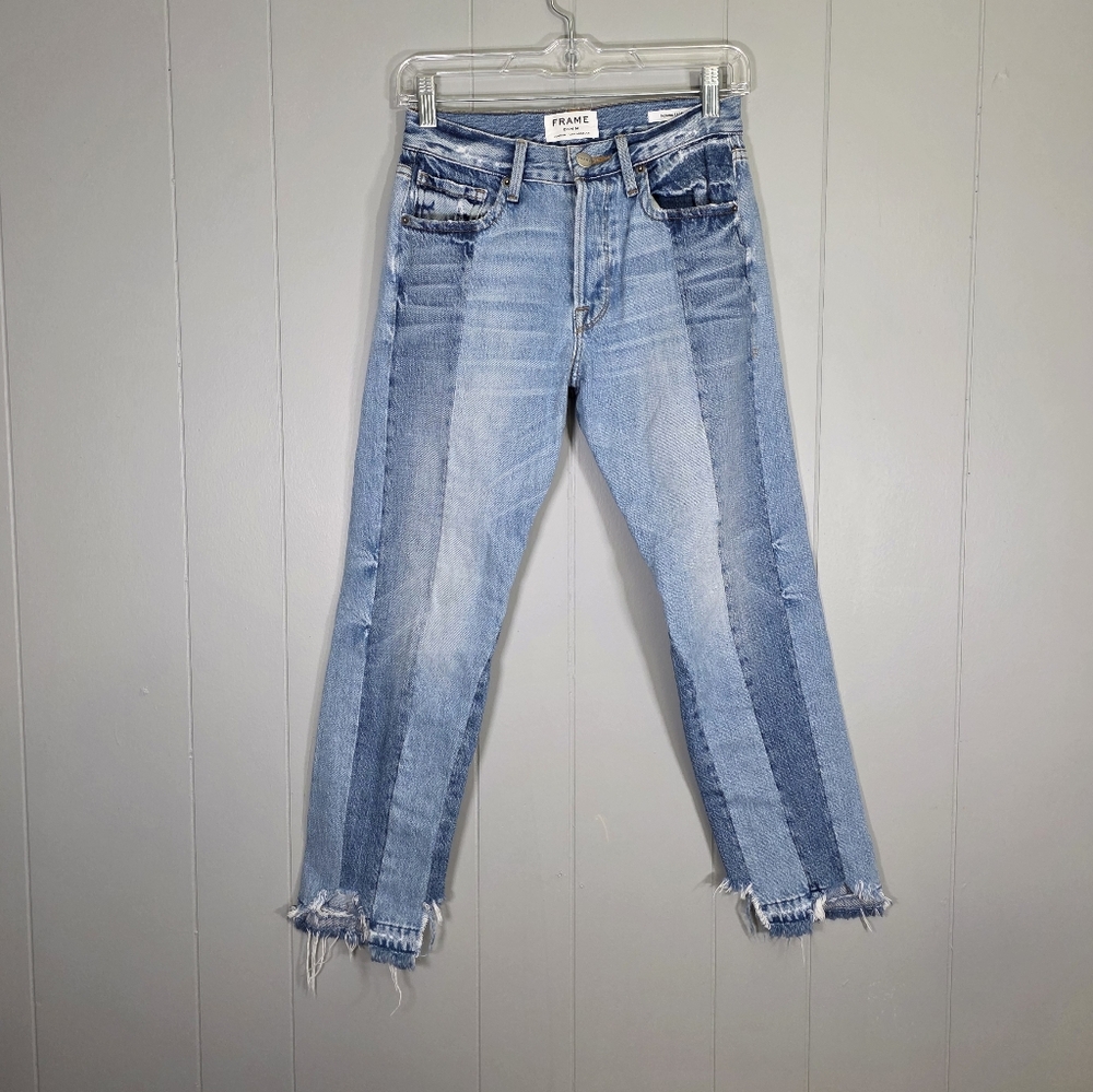Frame Denim Nouveau Le Mix Cropped Jeans Size 24